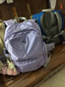 乐同书包人体工学儿童护脊书包 小学生书包双肩加厚S肩带简约轻便分层 中童4-6年级 | 芋紫色 实拍图