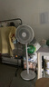 美的（Midea）【品质推荐】七叶轻音柔风电风扇/家用省电落地扇/台式电扇/广角摇头节能宿舍小型风扇 SAE35CA 实拍图