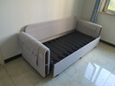 牧熙 沙发床 北欧简约小户型双人沙发布艺多功能可折叠客厅贵妃沙发床 椰棕款+储物箱（偏硬）/备注颜色 外径2.35m【内径2.1m】直排 实拍图