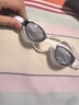 李宁LI-NING近视泳镜防水防雾男女高清游泳眼镜近视专用游泳镜LNJT224-13极光白200度 实拍图