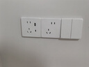 施耐德电气五孔带(Type A+C)USB电源充电插座面板 86型暗装插座 桓悦白色 实拍图
