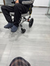 鱼跃(yuwell)手动轮椅车1100A折叠老人轻便便携式手推车旅行可上飞机 实拍图