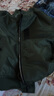 比菲力夹克男韩版休闲男装飞行员2025秋季新款棒球服男士外套 绿色 L 实拍图