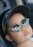 Kocotree婴儿眼镜宝宝墨镜男宝幼儿太阳镜防紫外线偏光女宝潮 砖茶棕 2.0（仅尺寸不同） 普通版：0-1岁/2.0版：1-4岁 实拍图