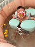 iuu婴儿游泳桶免安装 儿童洗澡桶 可折叠泡澡桶 家用新生儿游泳浴桶 【特大号】游泳桶+大礼包 材质：母婴级面料，七层加厚保温 实拍图