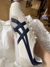 Onitsuka Tiger鬼塚虎男女款中性鞋子复古舒适运动休闲鞋男RUNSPARK 米色/蓝色-203 43.5 实拍图