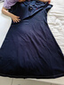 纳维凯尔意大利小帆船女士短袖POLO领连衣裙A版中裙2322874506 蓝 L  实拍图