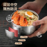 美厨（maxcook）316L不锈钢碗 汤碗双层隔热 儿童饭碗餐具面碗13cm MCWA2488 实拍图