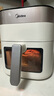 美的（Midea）空气炸锅不用翻面 智能触控透明可视 家用实用大容量6.5L 炸烤箱一体机 三档风速金属腔体 KZC6517 实拍图