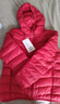 鸭鸭（YAYA）佟丽娅同款秋冬轻薄羽绒服女冬装短款鸭绒轻型薄款女士保暖外套K 中国红色 3XL (180) 实拍图