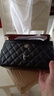 LEAD MODERN KEN香奈小香儿包包女包真皮腋下包轻奢菱格链条包女士休闲单肩斜挎包 黑色穿皮大号 送女朋友老婆闺蜜实用生日礼物 实拍图