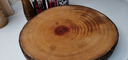 陳州 银杏木砧板实木菜板整木家用案板泰兴白果树菜板原木刀板圆菜墩 【34*5cm】带皮自然圆 小板 实拍图