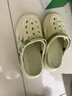 卡帝乐鳄鱼洞洞鞋男款夏季男士外穿包头拖鞋防滑踩屎感大码45办公室大头凉鞋 薄荷曼波绿X【升级版】 42 【适合42-43】 实拍图