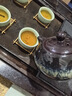 瓷牌茗茶具（cipaiming teaset） 茶具套装小套功夫茶壶便携一壶四杯家用会客泡茶器小茶台 沙金西施一壶四杯+磁石干泡盘 实拍图