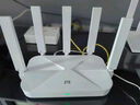 中兴（ZTE）巡天 AX3000满血WIFI6千兆无线路由器 自研双核主芯片 5G双频穿墙王wifi路由 Mesh 3000M速率 实拍图