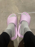 朴西eva室内静音夏季女士拖鞋软底凉拖鞋居家浴室洗澡防滑情侣拖鞋女 翡翠紫【掌柜推荐】 36-37 实拍图