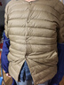 鸭鸭（YAYA）2025秋冬新款轻薄羽绒服男士内胆短款休闲百搭鸭绒保暖外套K 雾霾蓝色 2XL 185/100A 实拍图