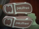 PaulFrank大嘴猴棉拖鞋女冬季情侣家居厚底保暖包跟月子棉鞋男PF915 实拍图