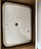 科勒（KOHLER） 台盆脸盆陶瓷盆台下盆线下门店款卡斯登方形台盆 20413T-0 实拍图