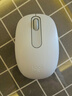 罗技（Logitech）M196 无线蓝牙鼠标 办公鼠标 笔记本商务办公家用 小巧便携 对称手型 珍珠白 实拍图