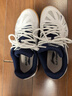 李宁乒乓球鞋男女款 专业乒乓球运动鞋牛筋色底旋风APTT017-2 白蓝36 实拍图