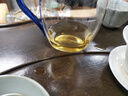 MARTIGUES 双层玻璃套装家用水杯隔热加厚杯耐热泡茶杯客厅水壶杯架套装 矮款装 大黑盘 直款 280ml 6只 实拍图