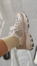 斯凯奇（Skechers）奶茶熊女鞋秋季厚底老爹鞋软底百搭熊猫鞋休闲运动鞋149238 实拍图