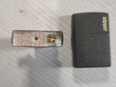 ZIPPO打火机之宝防风煤油 黑裂漆-经典商标 生日礼物送男友 含油套装 实拍图