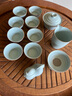 苏氏陶瓷（SUSHI CERAMICS）汝窑茶具马上有钱茶宠摆件开片聚财盖碗8功夫茶杯平价礼品团购款 实拍图