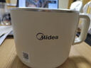 美的（Midea）电煮锅 电蒸锅 便携式折叠锅 旅行出差家用304不锈钢 0涂层学生烧水冲奶多功能锅 XZE1625S 配蒸笼 实拍图