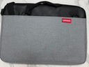 联想（Lenovo）笔记本电脑包16英寸公文包出差商务旅行包适用苹果小新拯救者防泼水手提包 加厚款灰色 实拍图