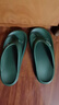 朴西2025夏季女士人字拖鞋居家休闲外穿拖鞋男 孔雀绿 40-41  实拍图