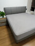 顾家家居（KUKA）布艺床京东家具主卧大床双人床1.8米x2米9052云影灰床架+活力垫 实拍图