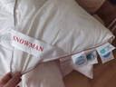 斯诺曼高档100支进口95%白鹅绒被羽绒被芯保暖冬被子1.5*2.1m充720g白色 实拍图