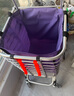 德国轻便折叠便携买菜车购物车老人家用手拉车小拖车爬楼梯拉杆车 【带盖可坐】带锁扣带刹车2021三 实拍图