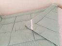 京东京造抗菌云感棉花床垫 新疆棉床褥加厚可折叠软垫 1.2x2m 豆绿色 实拍图