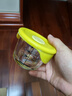 乐扣乐扣婴儿辅食盒玻璃保鲜盒小宝宝冷冻储存罐可蒸煮辅食黄圆2个方绿1个 实拍图