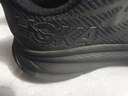 HOKA男款秋季克利夫顿 9跑步鞋CLIFTON 9轻量耐磨缓震 黑色/黑色-宽版 40.5 实拍图