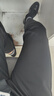 罗蒙（ROMON）休闲裤男商务休闲时尚职业西装裤弹力修身百搭裤子男装黑色38 实拍图