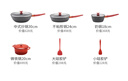 双立人（ZWILLING）锅具套装NowPlus系列不粘炒锅煎锅奶锅珐琅锅硅胶铲厨房好物6件套 实拍图