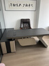 三雀轻奢老板桌办公桌简约现代董事长总裁桌大班台经理办公室桌椅组合 1.8米老板桌 实拍图