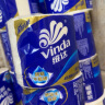 维达（Vinda）有芯卷纸 蓝色经典4层200克*27卷 高克重 卫生纸 卷筒纸纸巾 整箱 实拍图