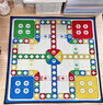 星星舟飞行棋地毯式超大号儿童玩具小学生棋类益智成人大尺寸游戏地垫 飞行棋地毯80*80cm 实拍图