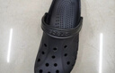 卡骆驰crocs洞洞鞋贝雅男鞋女鞋轻便耐磨一脚蹬拖鞋休闲鞋|10126 黑色-001 40 (250mm) 实拍图