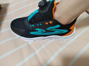 361°童鞋 儿童跑鞋四季男女童3-14岁助推科技旋钮跑鞋 黑39 实拍图