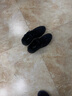 特步男鞋跑步鞋新款夏季厚底旅游透气轻便皮网面休闲运动鞋慢跑鞋子男 黑色-(飞织) 40 实拍图