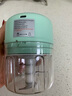 电动蒜泥器打蒜蓉机蒜泥神器家用蒜蓉捣搅蒜器打蒜末碎蒜器小型捣蒜器宝宝辅食器绞肉碎肉机无线多功能煜楷 无线充电款 蒂芙尼蓝250ML【一粒蒜也能打】 实拍图