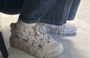 斐乐（FILA）篮球鞋女鞋BARRICADE低帮篮球文化鞋复古休闲鞋 燕麦色-T12W941206AOM 36.5 实拍图