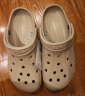 卡骆驰crocs洞洞鞋贝雅男鞋女鞋轻便耐磨一脚蹬拖鞋休闲鞋|10126 卵石色-2V3 41 /42(260mm) 实拍图