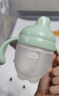 爱咔威（IKV）儿童水杯 硅胶学饮吸管婴幼儿鸭嘴吸嘴杯学饮两用 鸭嘴款-小白瓶 160ml 实拍图